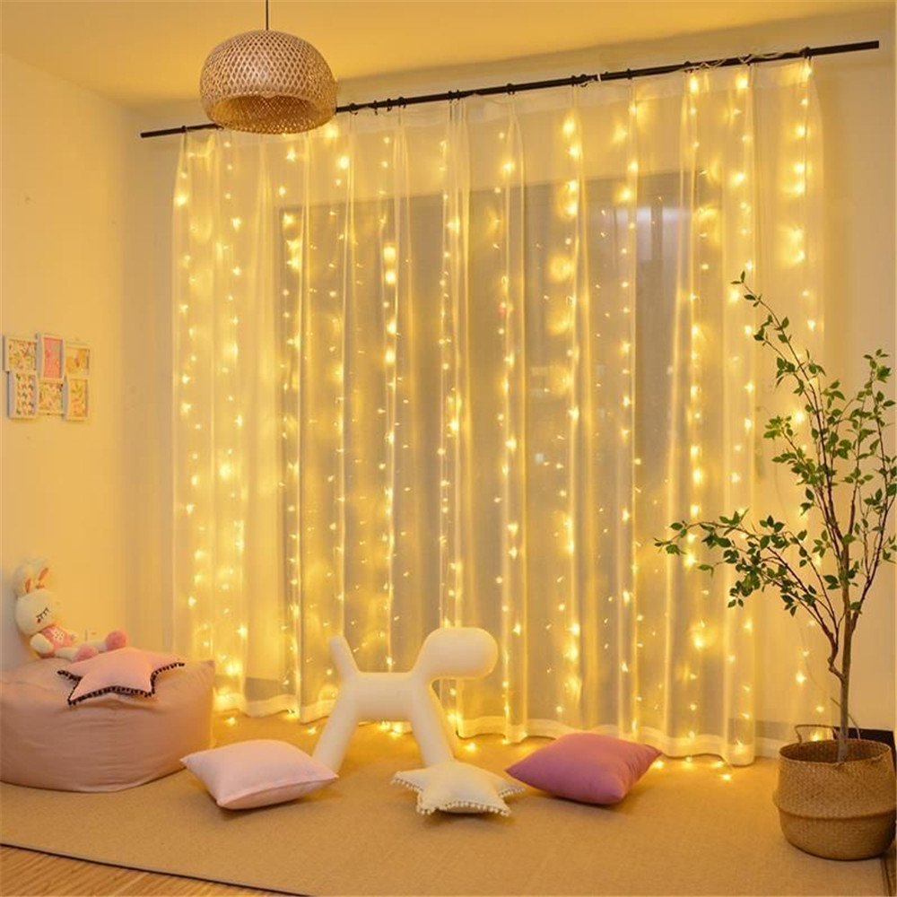 Led Fairy String Lights - LED 요정 모양의 스트링 커튼 조명,