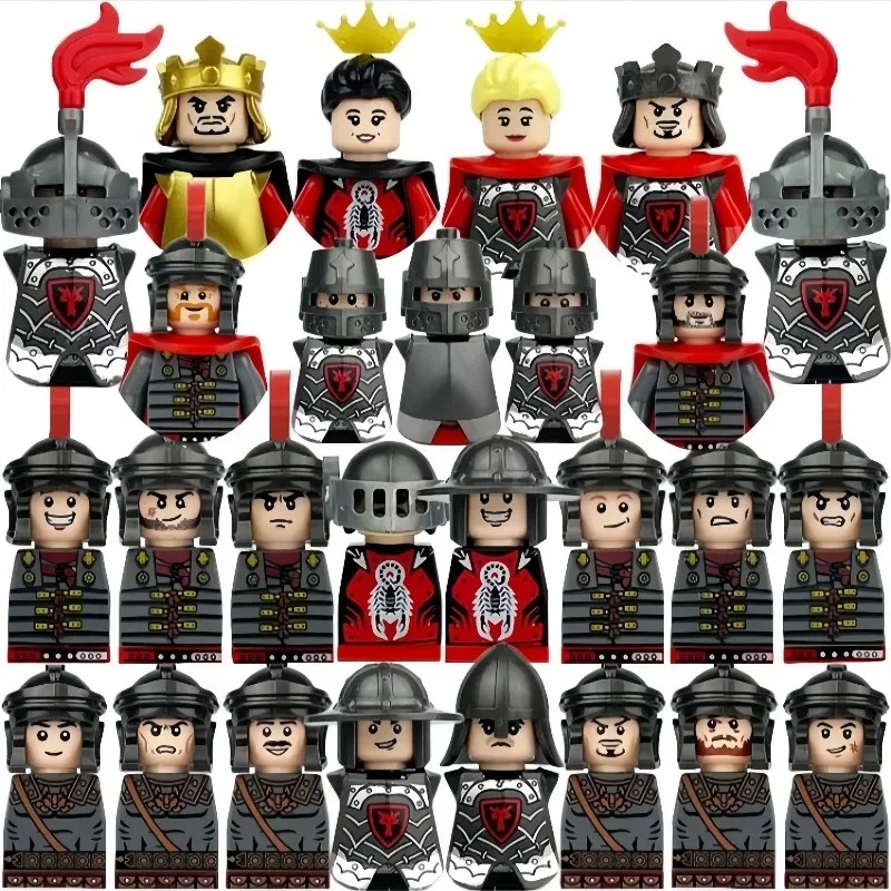 Lego Set Technic - 중세 유럽, 중세 로마 전사, 십자군,