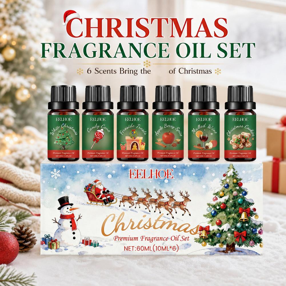 Holiday Candle Set - 6가지 향이 담긴 아로마테라피 에센셜 오일