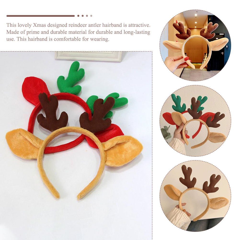 크리스마스 사슴 뿔 머리띠, 사랑스러운 크리스마스 파티 - Reindeer Antlers Headband 리뷰 및 가격