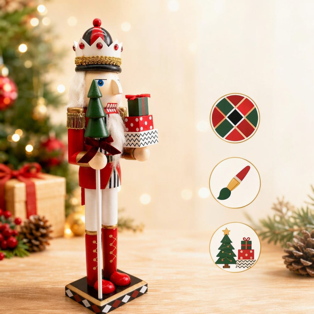 유럽 스타일 크리스마스 카운트다운 캘린더, 나무로 만든 - Nutcracker Figurine 리뷰 및 가격