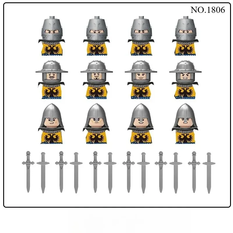 중세 유럽, 중세 로마 전사, 십자군, 템플 기사단,  - Lego Set Technic 리뷰 및 가격