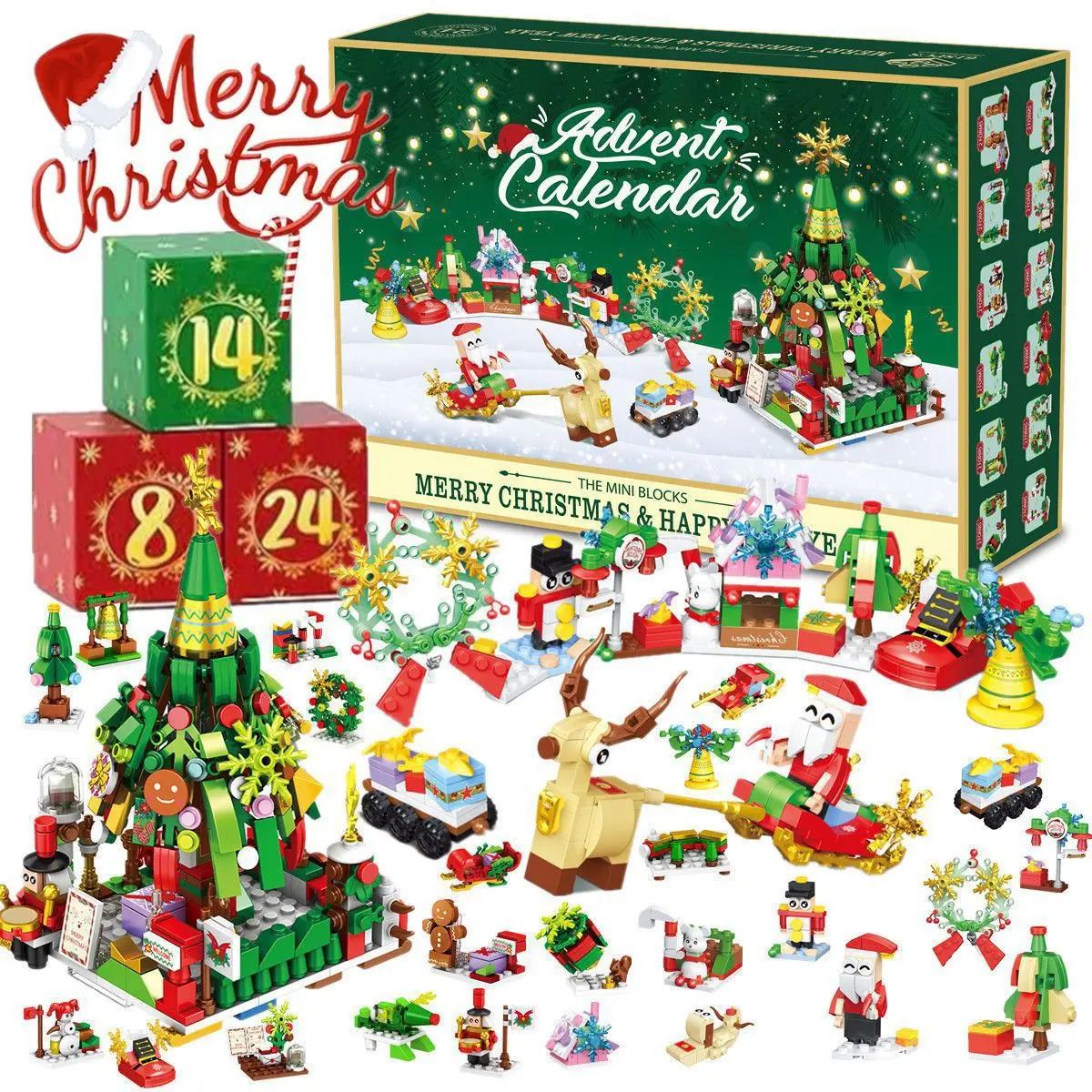 새로운 24년 크리스마스 블록 장난감 세트, 크리스마스 - Lego Set Technic 리뷰 및 가격